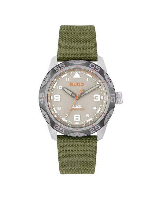HUGO Metallic Watch Quartz Stainless Steel for men