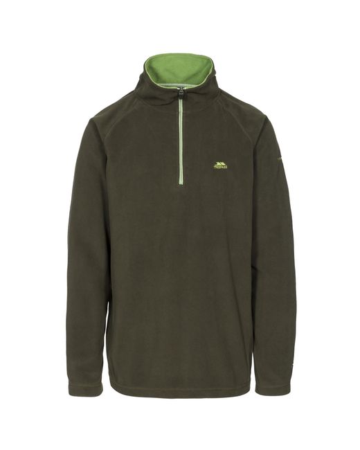 Trespass Green Blackford Microfleece for men