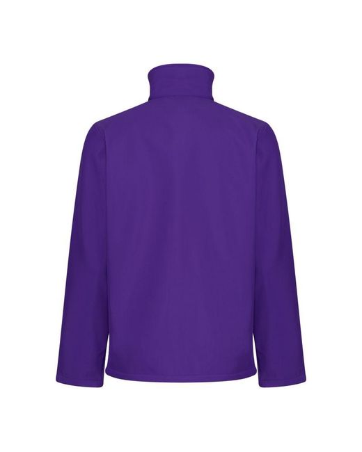 Regatta Purple Standout Ablaze Printable Soft Shell Jacket (Vibrant) Softshell for men