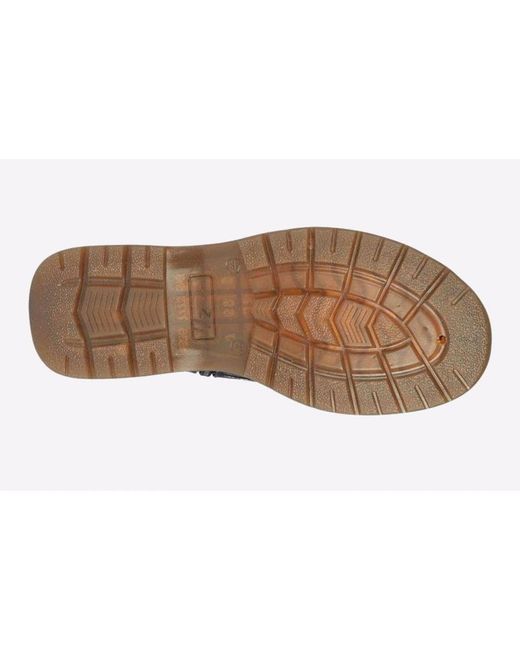 Cipriata Blue Annetta Memory Foam Zip Boot