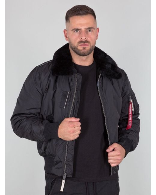 Alpha Industries Injector Iii Flight Jacket in Grey for Men Lyst UK - Main Image