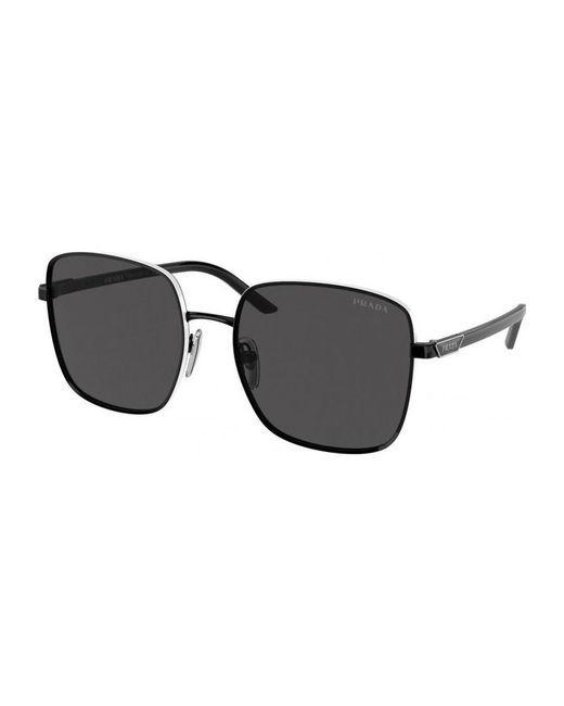 Prada Black Pr55Ys-1Ab5S0 Pr55Ys 57 1Ab5S0 Fashion Sunglasses