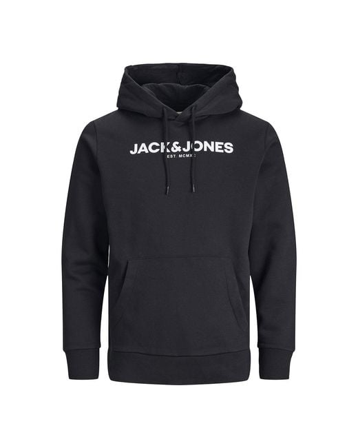 Jack & Jones Blue Jwhbank Sweat Hood Set Pullover Tracksuit Loungewear for men