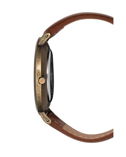 Orphelia Brown Fashion Alium Watch Of761803 Leather for men
