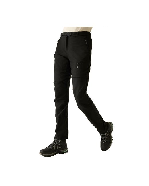Dare 2b Black Ladies Melodic Pro Zip-Off Trousers