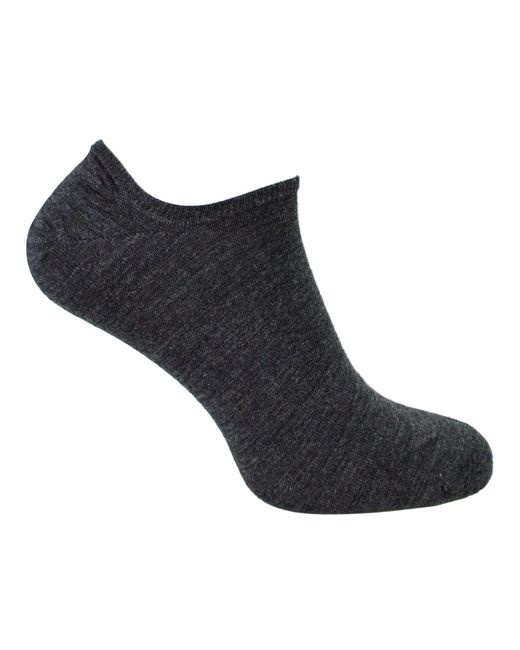 Steve Madden Black Merino Wool Low Cut Socks for men