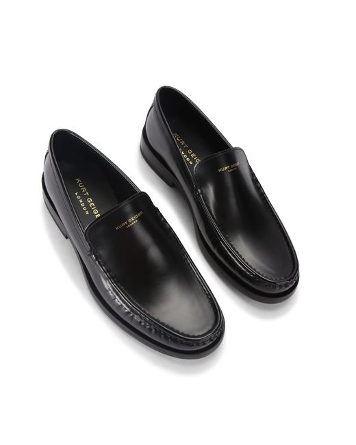 Kurt Geiger Black Leather Denman Loafer Loafers for men