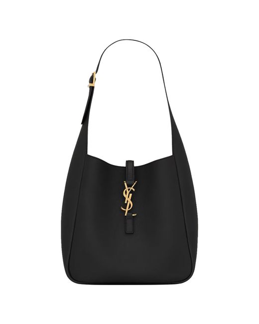 Saint Laurent Black Le 5 À 7 Small Soft Leather Bag