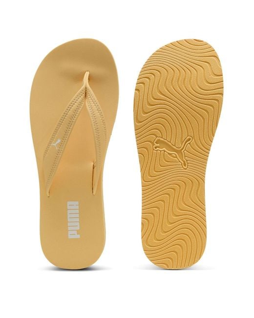 PUMA Natural Sandy Flip Flops