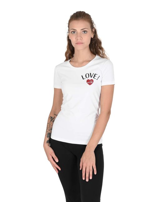 Love Moschino White T-Shirt