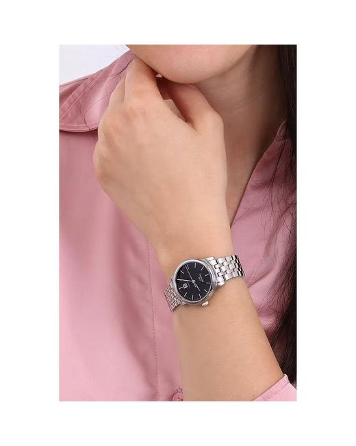 Tissot Carson Dames Horloge Zilverkleurig T1222071105100 in het Metallic