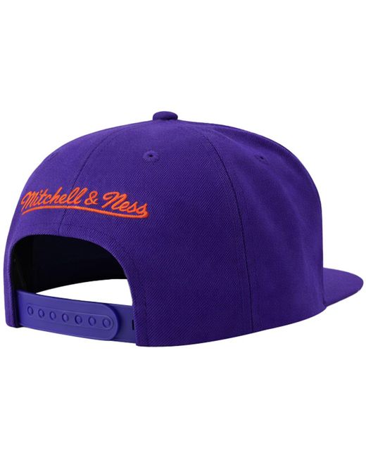 Mitchell & Ness Purple Nba Toronto Raptors Old English Faded Cap