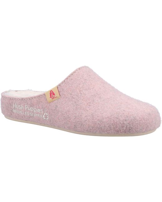 Hush Puppies Pink The Good 90% Recycled Rpet Slippers