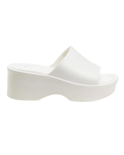 Rocket Dog White Ladies Petal Blown Eva Wedge Sandals (Off)