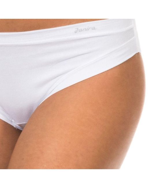 Janira White Pack-3 Mid-Waist Panties With Inner Lining 1031184