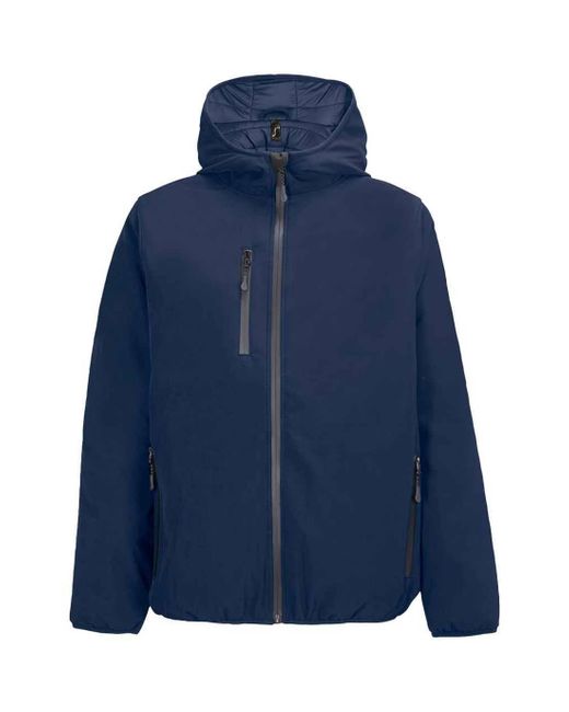 Sol's Falcon Gewatteerde Softshell Jas (abyss Blauw) in het Blue voor heren