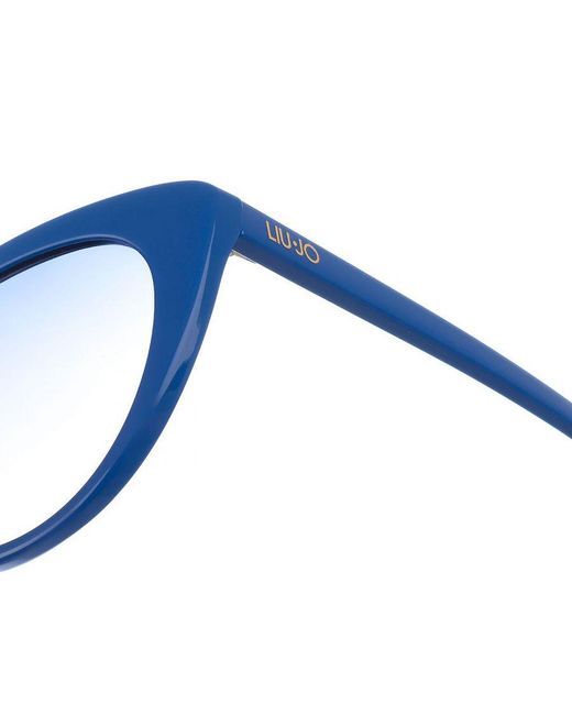 Liu Jo Blue Cat-Eyes Shaped Acetate Sunglasses Lj712S