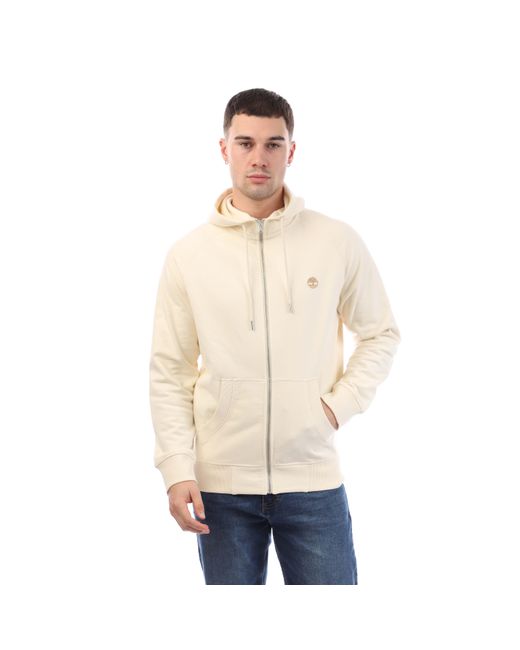 Timberland Exeter River Hoodie Met Ritssluiting In Beige in het Natural voor heren