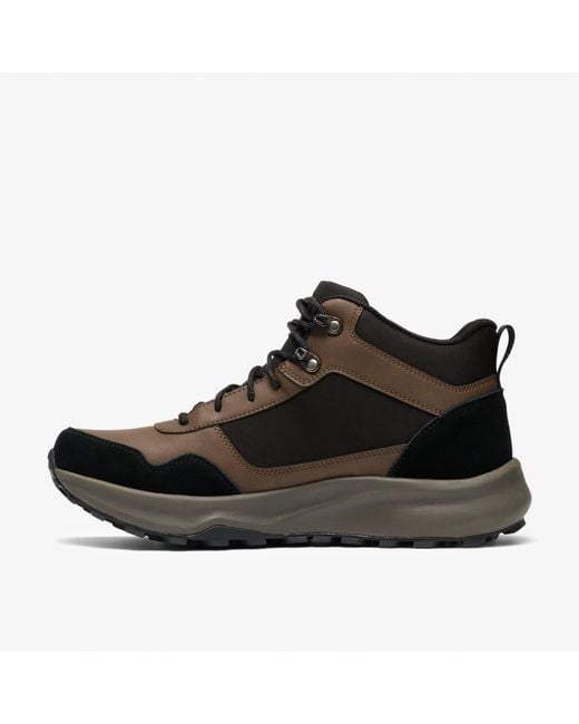 Clarks Black Pelmo Hi Wp Boots for men