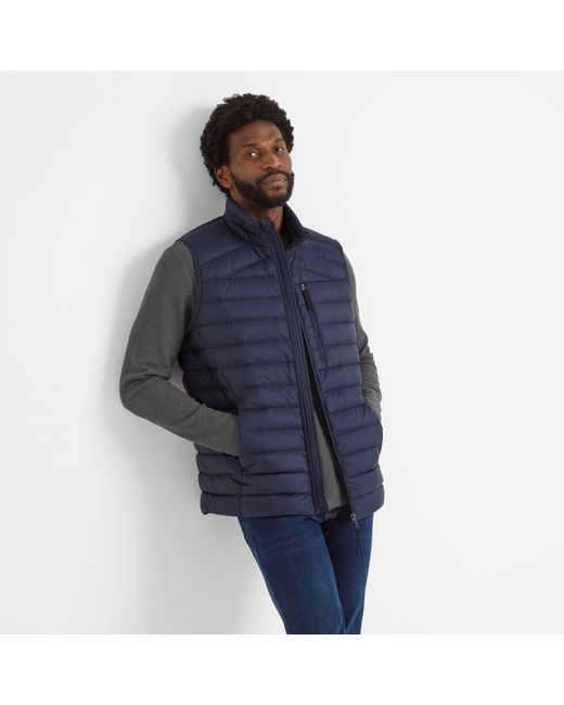TOG24 Blue North Rds Gilet Dark for men