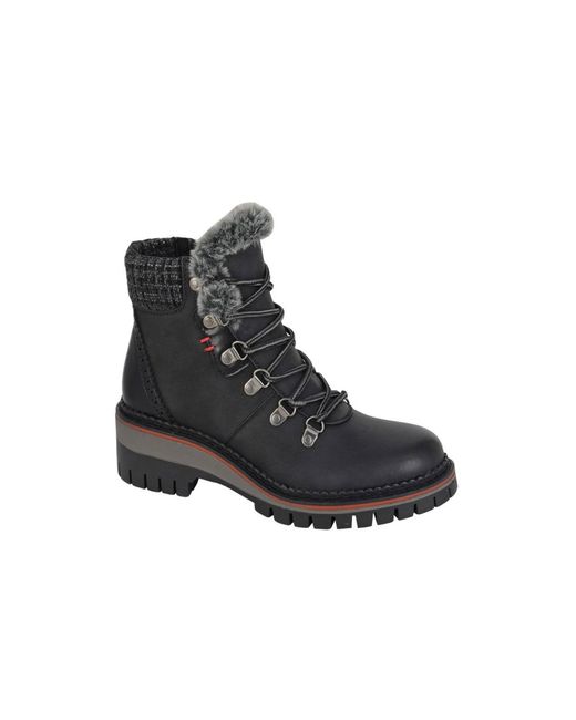 Cipriata Black Teodora Memory Foam Ankle Boots