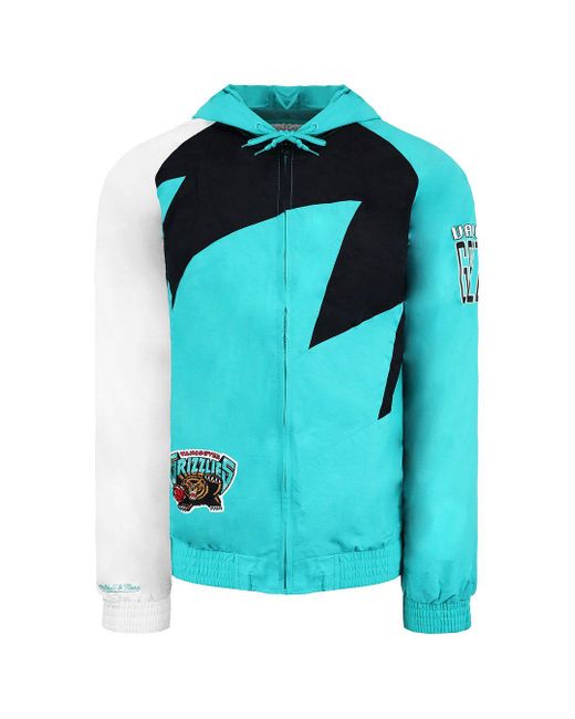 Mitchell & Ness Blue Vancouver Grizzlies Shark Tooth Jacket for men