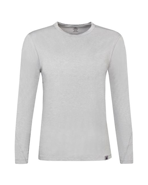 Heat Holders Gray Ultra Lite Fleece-Lined Thermal Top For
