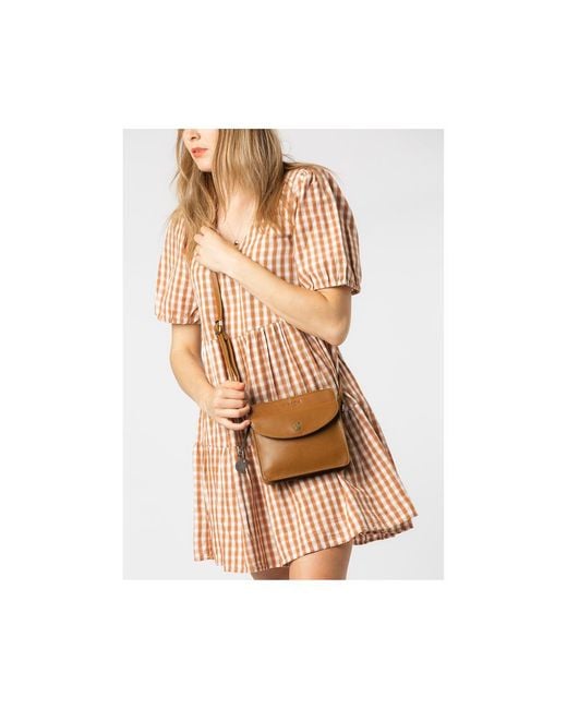 Conkca 'Magda' Dark Leather Cross Body Bag in Brown Lyst UK