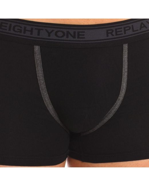 Replay Black Pack-2 Boxers I101192 for men