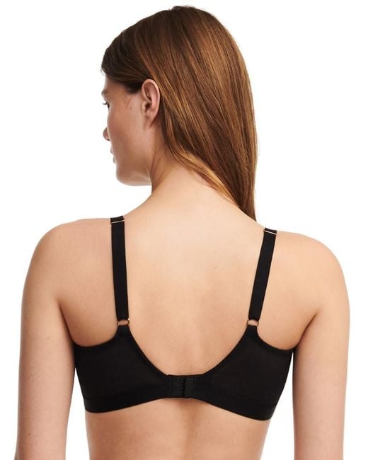 Chantelle Black Monogram Half Cup Balcony Bra