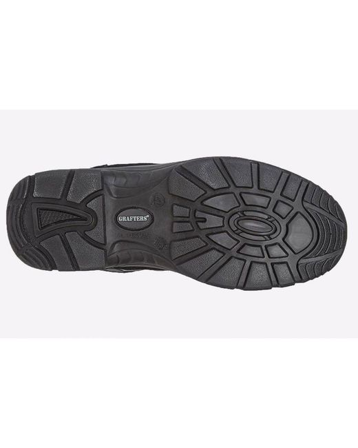 Grafters Black Mainz Safety Boots for men
