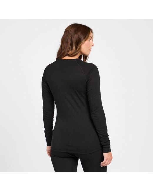 Peter Storm Black Merino Crew Baselayer