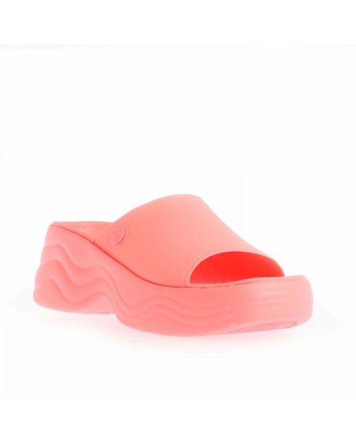 CROCSTM Pink Skyline Sliders