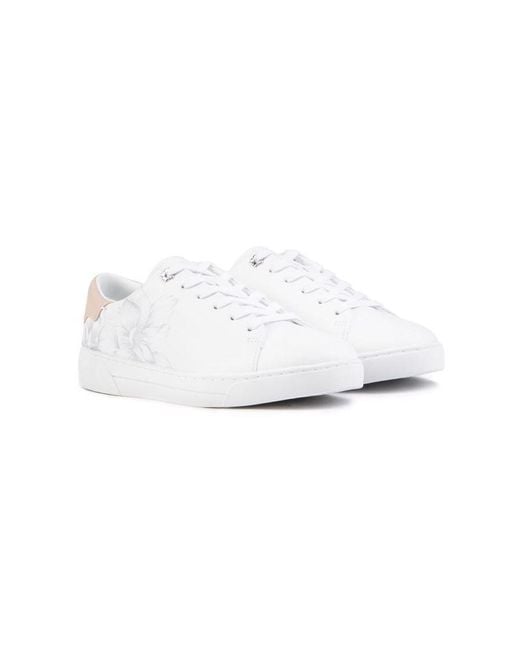 Ted Baker White Kathra Trainers