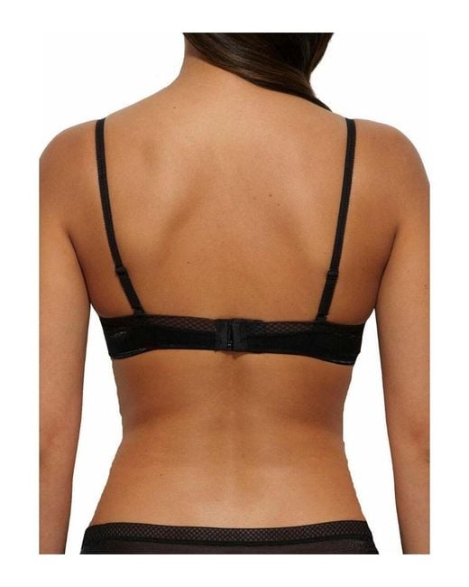 Gossard Black Glossies Sheer Moulded Bra
