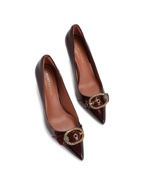 Kurt Geiger Brown Kgl Mayfair Court Sm Egl Heels