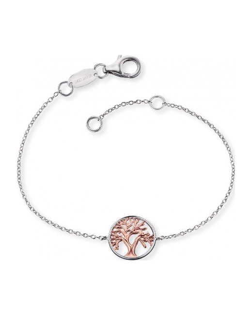 Engelsrufer White Erb-Liltree-Bicor Ladies Tree Of Life Bracelet