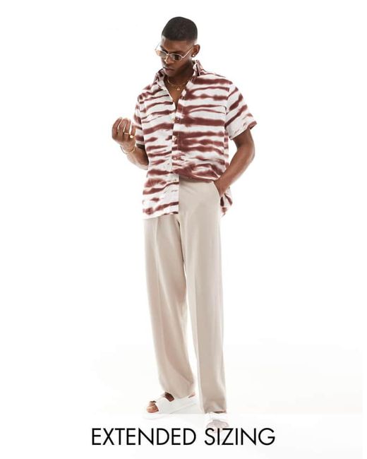 ASOS White Relaxed Shirt for men
