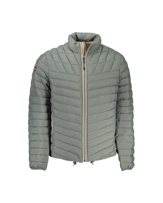 Napapijri Gray Polyamide Jacket for men