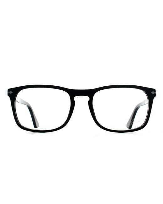 Persol Black Rectangle Po3344V