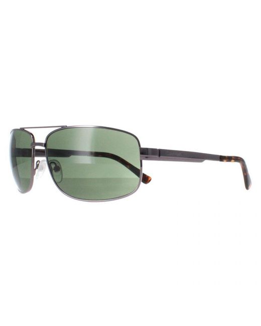Calvin Klein Green Rectangle Light Ruthenium Ck22123S