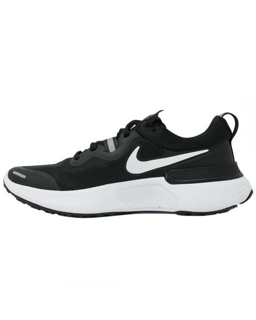 Nike Black React Miler Trainers Textile