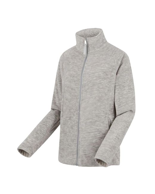 Regatta Gray Ladies Mayse Full Zip Fleece Jacket (Drizzle)
