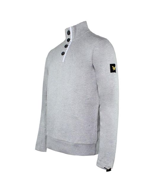 Lyle & Scott Gray Sweater Cotton for men