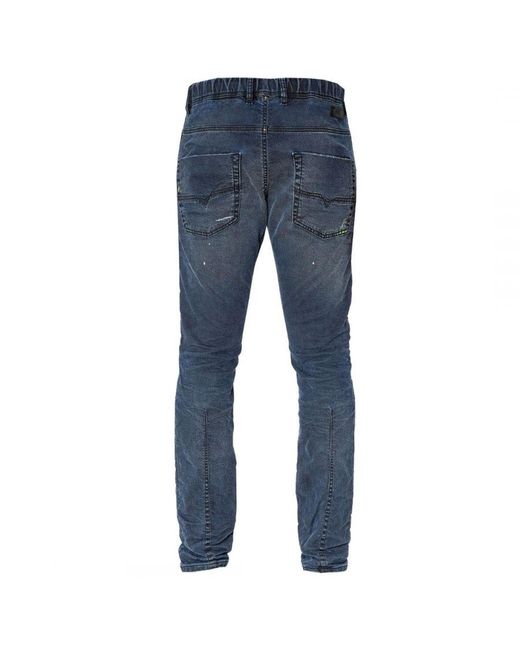 DIESEL Blue Krooley-Ne Dark Jogg Jeans Lyocell for men