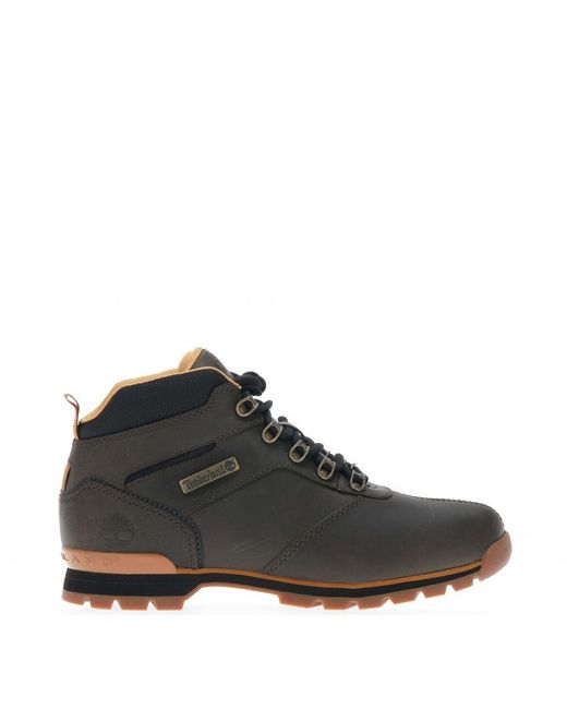 Timberland Brown Splitrock Mid Lace Boots for men