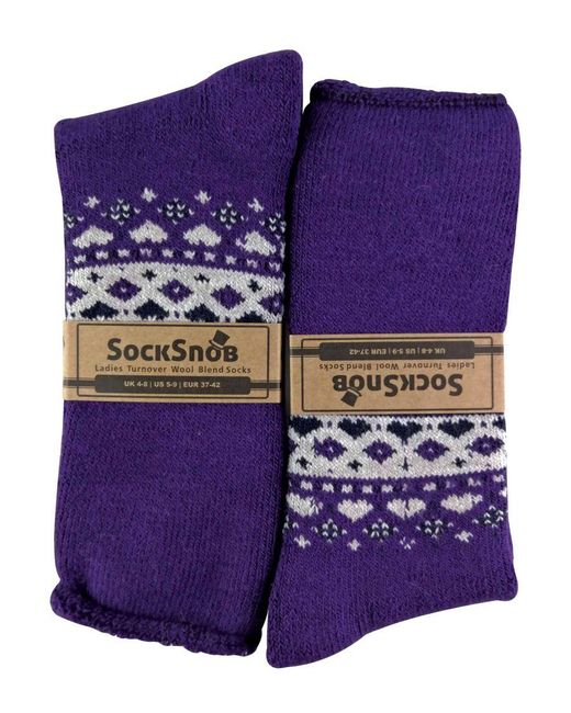 Sock Snob Purple Sock Snob Womens