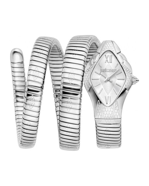 Just Cavalli White Cristallo Watch