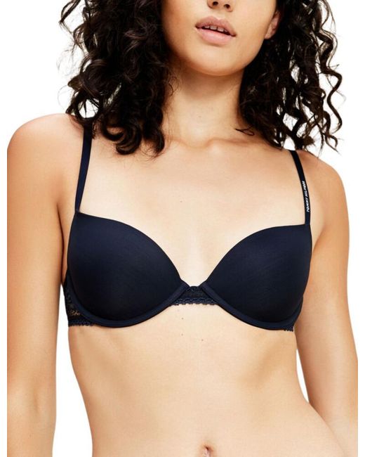 Tommy Hilfiger Blue Uw0Uw02420 Tailored Comfort Balconette Bra