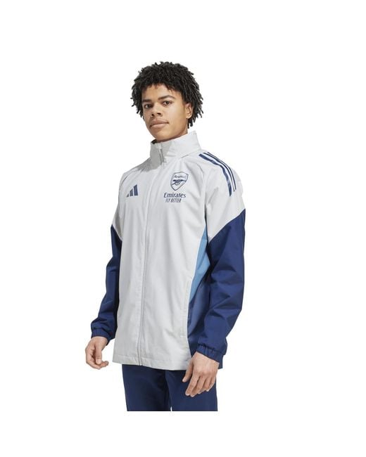 Adidas Blue Afc Aw Jkt for men